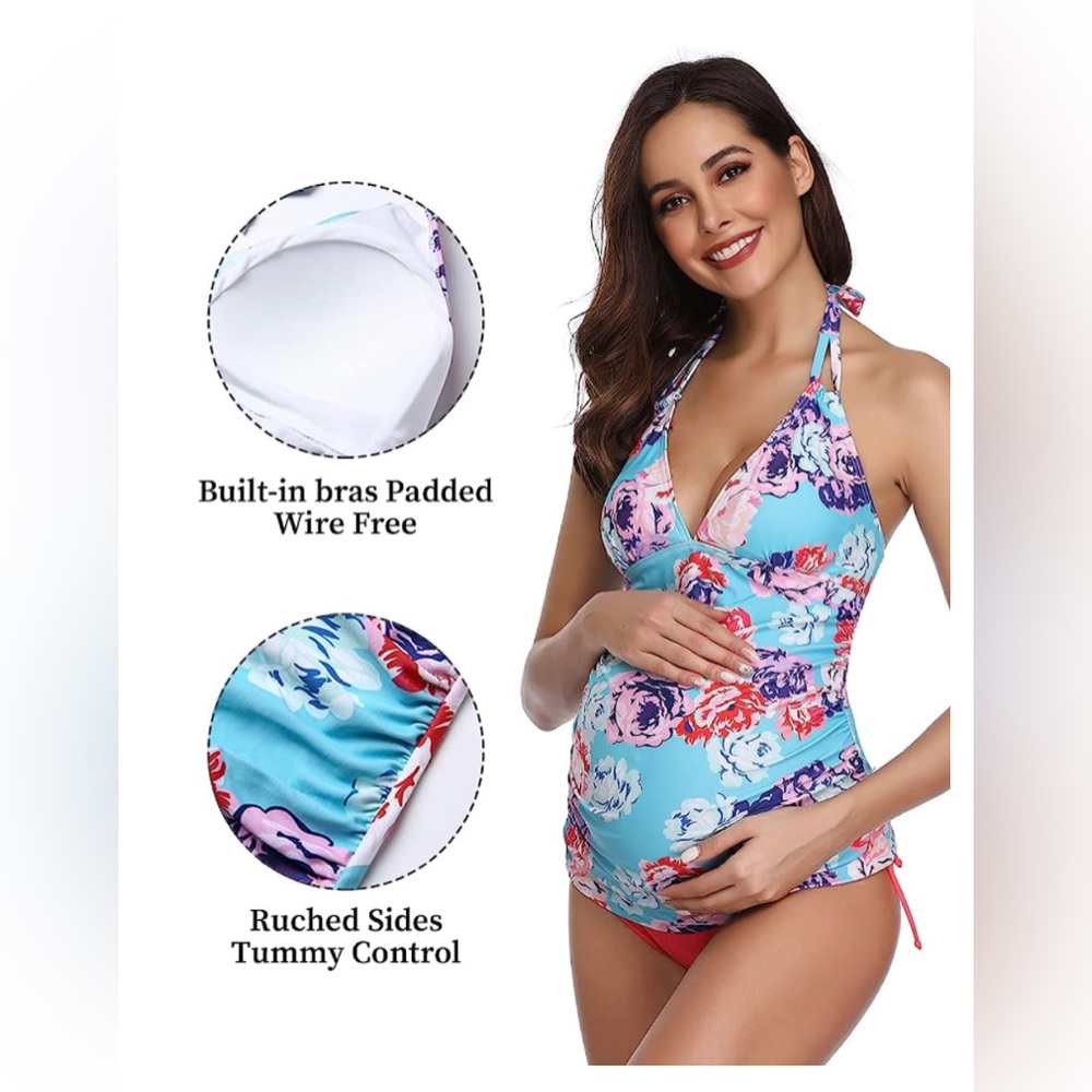 Maternity Tankini Set - Picture 6 of 8
